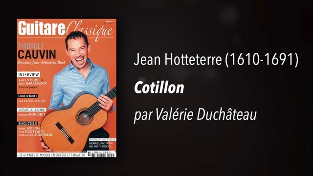 Cotillon – Jean Hotteterre | Par Valérie Duchâteau