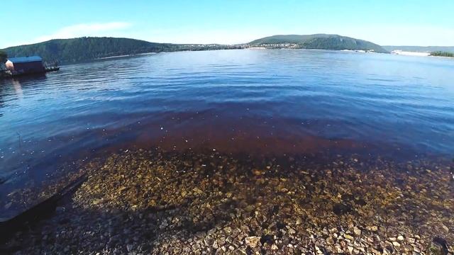 Волга с высоты , окунь, спиннинг, отводной .Красивый вид на полуостров Копылово и Жигулевскую ГЭС. смотреть онлайн