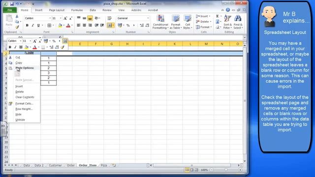 Access 2010: Importing Data from Excel 2 (Where it can go wrong!) смотреть онлайн