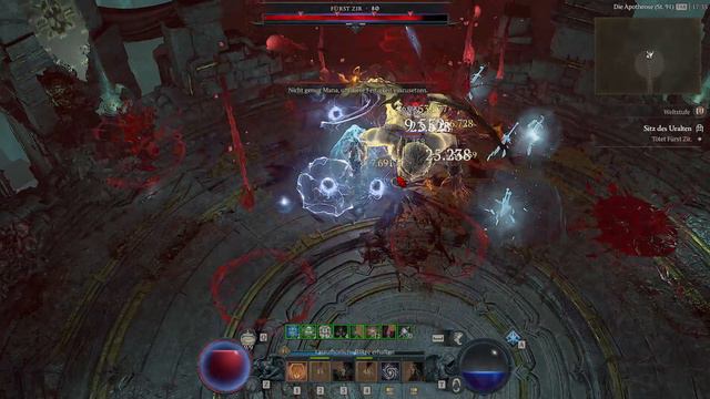 Melting Lord Zir with Lighning Bubbles | Diablo IV смотреть онлайн