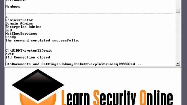 MS-SQL Exploitation (hacking) смотреть онлайн