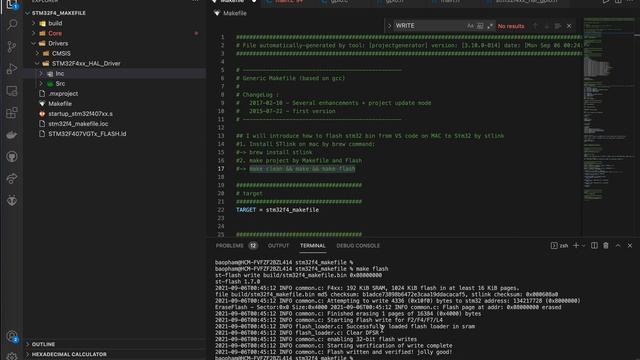 [MACBOOK] Use MAKEFILE To Compile Code With VSCODE For STM32.