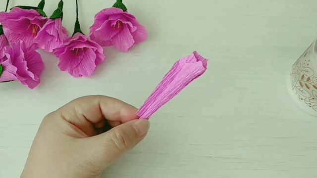 How To Make Gladiolus Paper Flower#DIYPaperflowercraft #Paperflowertutorial #homedecoration 22 12 2