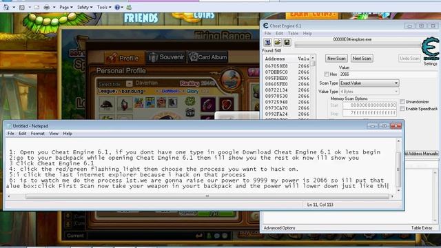 DDTANK Cheat Engine 6.1 смотреть онлайн
