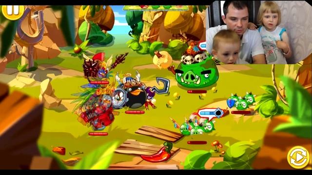 Angry Birds Epic #8 GAMES ON прохождение игры на Android мод игра Google Play дети играют мультик смотреть онлайн