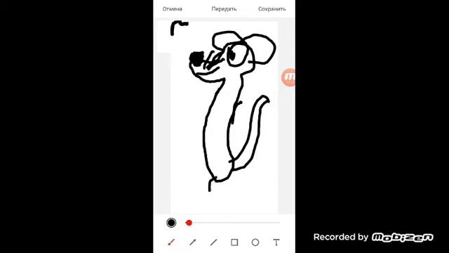 как нарисовать мышку сосиську смотреть онлайн