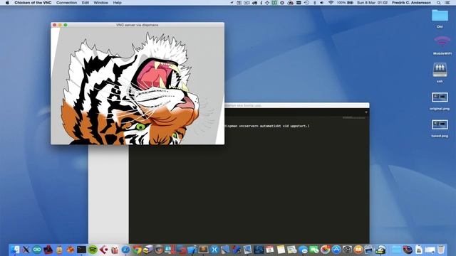 Raspberry PI Dispmanx vncserver test смотреть онлайн
