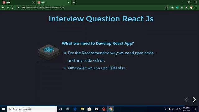 React js interview questions for freshers in Hindi | Part 2 смотреть онлайн