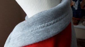 Как просто сделать воротник из футера