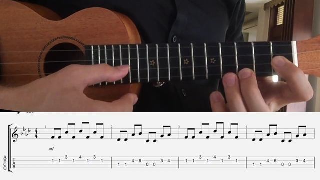 Ukulele. Sweet Dreams how to play ukulele tutorial смотреть онлайн