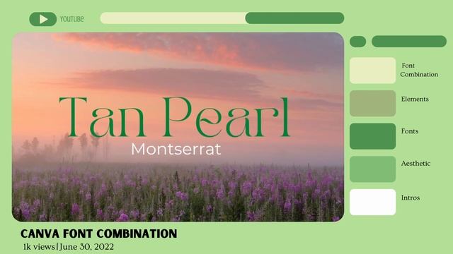 Canva Font Combination смотреть онлайн