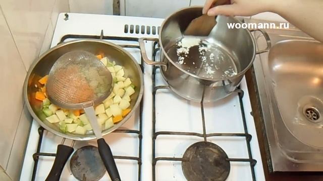 Кабачки ,морковь,картошка в молочном соусе .#Диетические рецепты смотреть онлайн