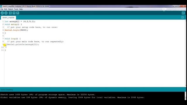 What is array in arduino, for loops array in Arduino(Hindi) смотреть онлайн