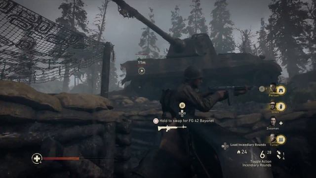 Call of Duty WW2 Gameplay Walkthrough Part 7 - Hill 493 смотреть онлайн