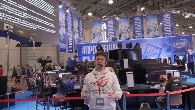 Игромир 2016 - стенды intel и DeepCool смотреть онлайн