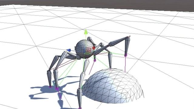 Procedural Hexapod in Unity3D смотреть онлайн