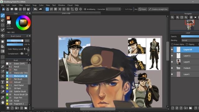 [SPEEDPAINT] Jotaro Kujo || Jojo's Bizarre Adventure: Stardust Crusaders || Medibang Paint Pro смотреть онлайн
