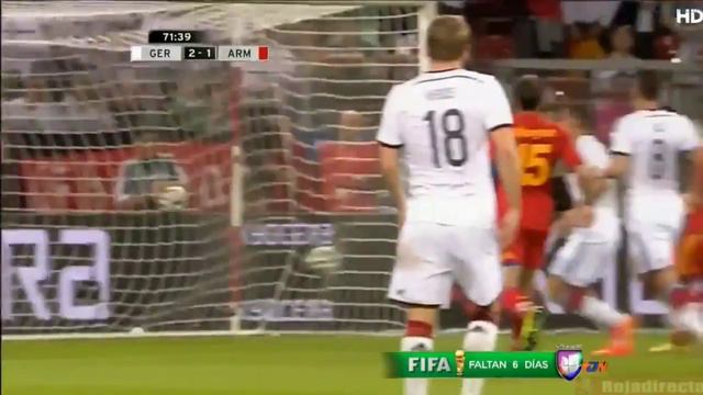 Подольски Гол Германия Армения 2:1 Germany vs Armenia 2014 смотреть онлайн