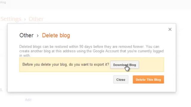 How To Delete A Blog On Blogger