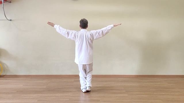 07 - Цветок лотоса появляется над водой (Фу Жун Чу Шуй) по 1 разу Вид сзади