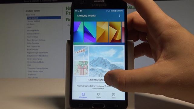 How to Change Wallpaper on SAMSUNG Galaxy J3 Prime - Wallpaper Settings |HardReset.Info смотреть онлайн