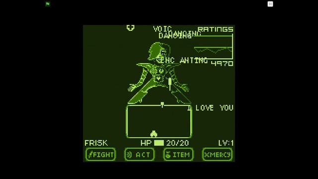 Undertale Gameboy Mettaton EX Neutral Battle смотреть онлайн