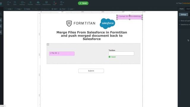 Merge Files From Salesforce in Formtitan and push merged document back to Salesforce смотреть онлайн