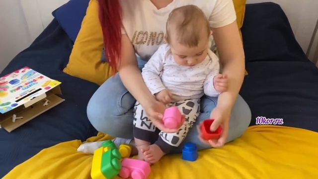 Конструктор из мягкого материала для самых маленьких [Видео-обзор] | Конструктор мягкие кирпичики смотреть онлайн