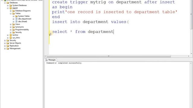 creating trigger on SQL server Amharic tutorial смотреть онлайн