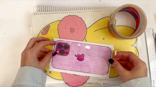 How to make paper squishies ? iphone squishy tutorial | paper squishy | papersquishy tutorial смотреть онлайн