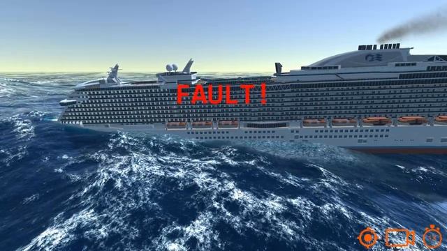 Cruise Ship Out Of Control And Crashes - Cruise Ship Handling