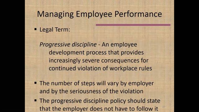 Second Lecture for Chapter 8: Legally Managing Employees (HAMG 1340) смотреть онлайн