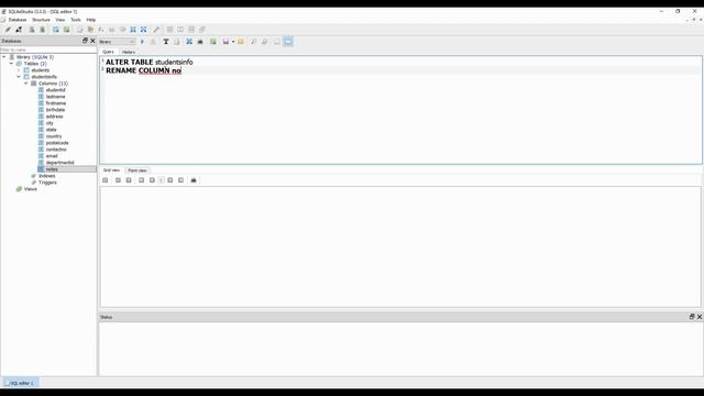 How to RENAME Column using SQLite смотреть онлайн