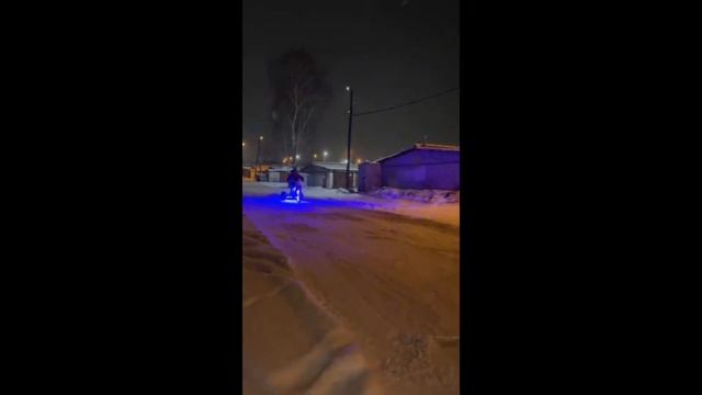 Трицикл из Kayo K1, зимняя покатушка☃️ смотреть онлайн