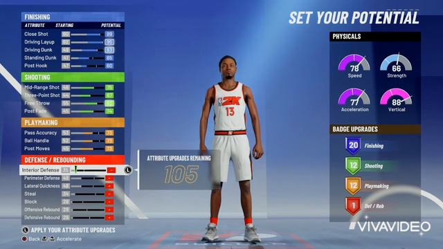 Как создать игрока в стиле James Harden на PS4 NBA2K21 смотреть онлайн