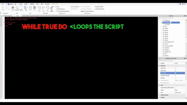 How to script a Zombie Spawner ~ ROBLOX Simple Scripting #1 смотреть онлайн