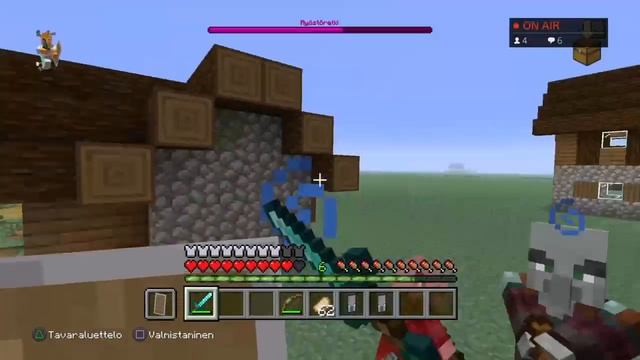 Minecraft 1.14 new villagers,raid and pillagers! смотреть онлайн