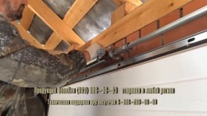 Если слетели или запутались троса на гаражных воротах