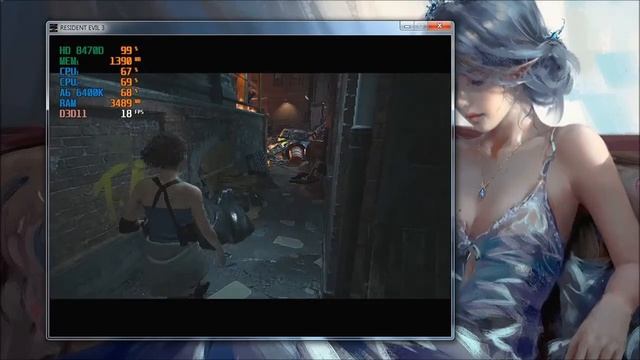 AMD A6-6400K APU (HD 8470D) - Resident Evil 3 (2020) смотреть онлайн