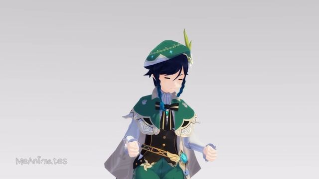 Aether is in danger! (Genshin MMD) смотреть онлайн