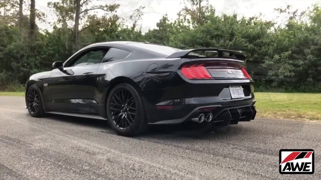 2018 Mustang GT AWE Touring Cat-Back Exhaust | Rev + Flyby смотреть онлайн