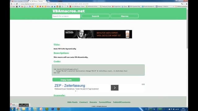 Auto Fill Cells Dynamically - VBA Macros - Tutorial - MS Excel 2007, 2010, 2013 смотреть онлайн