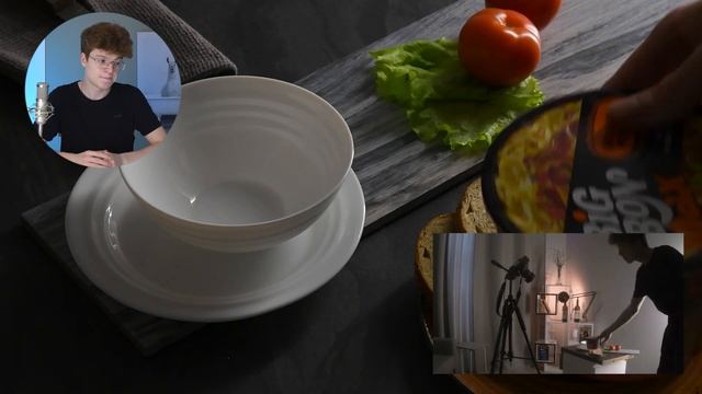 САМЫЙ ПРОСТОЙ способ начать фотографировать Food | бюджетный свет и реквизит | съёмка лапши