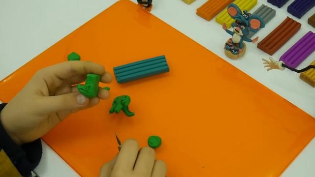 Лепим крокодила Донну из ZООBA. Sculpt Crocodile Donna from ZOOBA смотреть онлайн