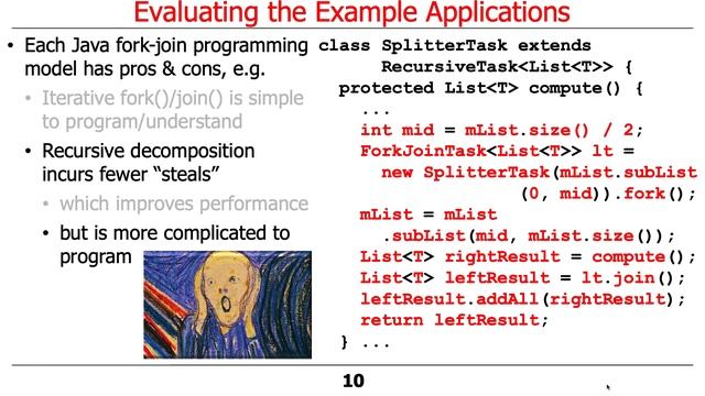 The Java Fork-Join Pool: Evaluating the Example Applications смотреть онлайн