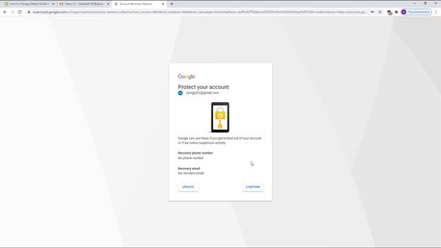 Как поменять Gmail аккаунт по умолчанию? смотреть онлайн