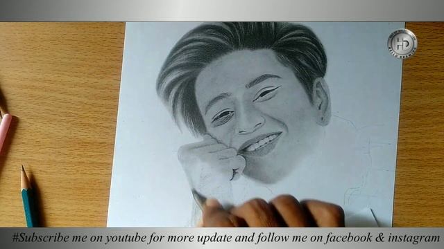 तुषार सिलावत ???|| How I Draw Realistic Sketch Using Pencil || Kay D Arts смотреть онлайн