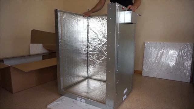 DIY Powder Coating Oven KIT Assembly // DIY Pulverofen NordicPulver смотреть онлайн