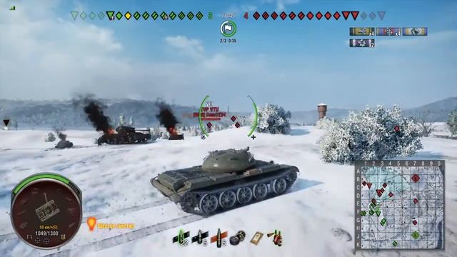 World of Tanks_методологическое пособие как орать на Т-54 облегченный разминка) смотреть онлайн