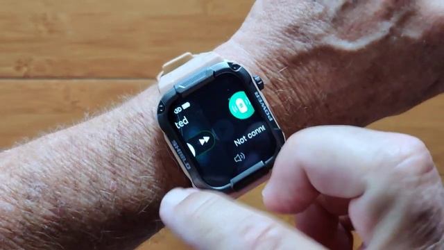 MK66 Bluetooth Calling 5ATM Waterproof 1.85” Rugged Military Grade Smartwatch: Quick Overview смотреть онлайн